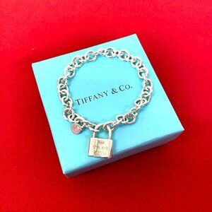 Tiffany & Co Cadena Lock Bracelet Chain Bangle